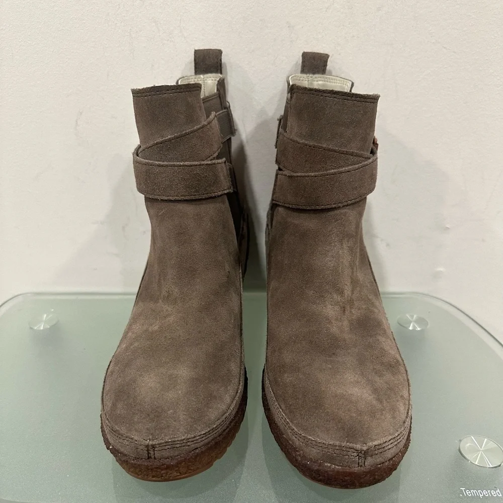 Merrell Tremblant Ankle Booties J94750 Suede Wedge Brown‎ Women's 8